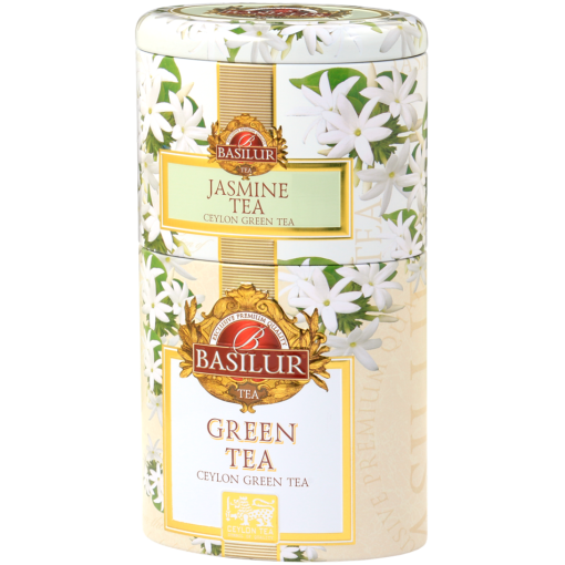Basilur "FRUIT & FLOWER" 2 LAYER - JASMINE GREEN TEA